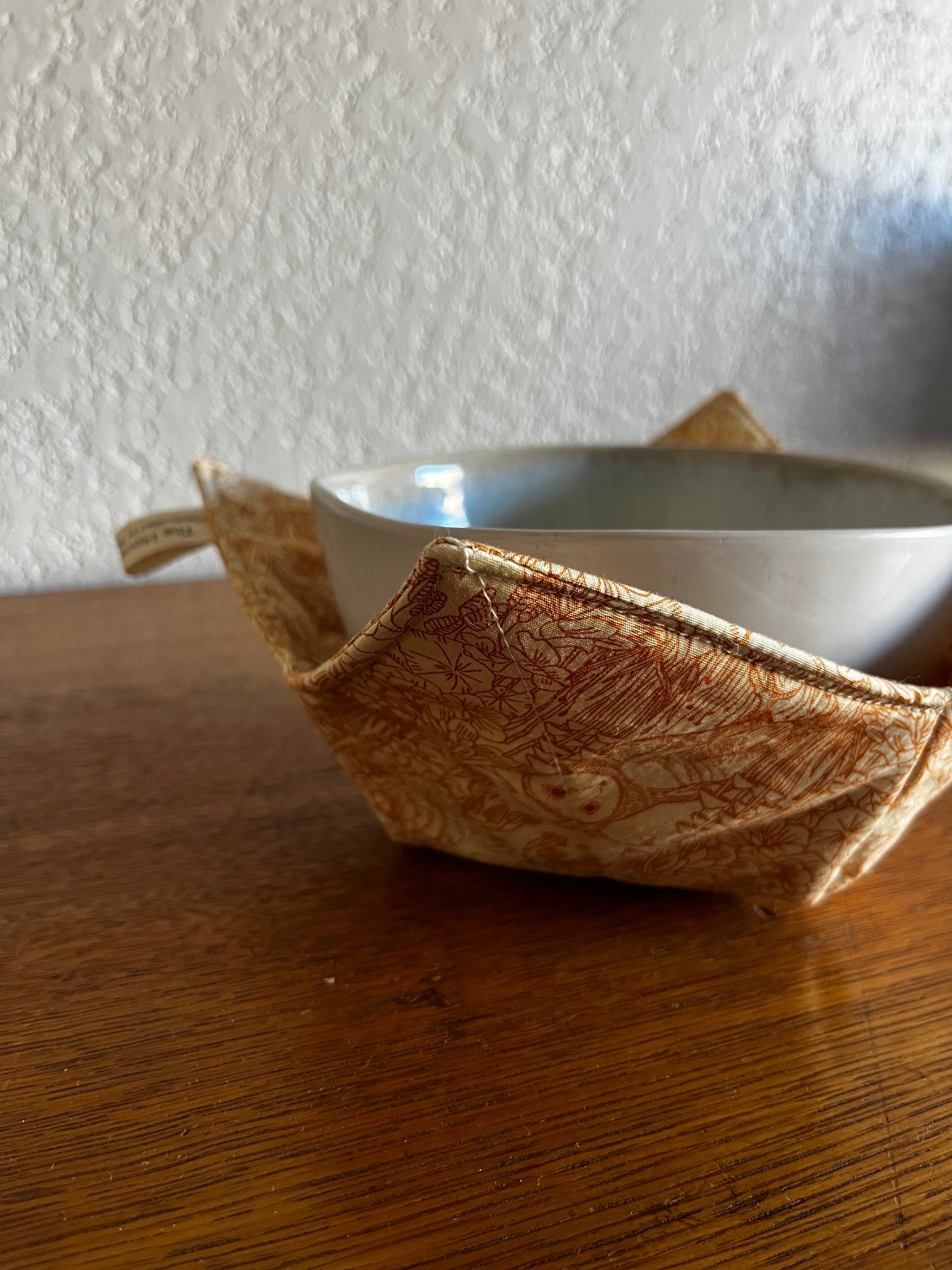 Goldenrod Owl Bowl Cozy